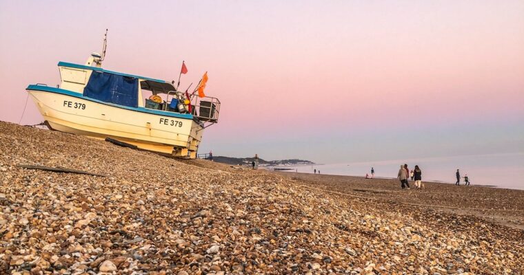 Hythe Boat Sunset