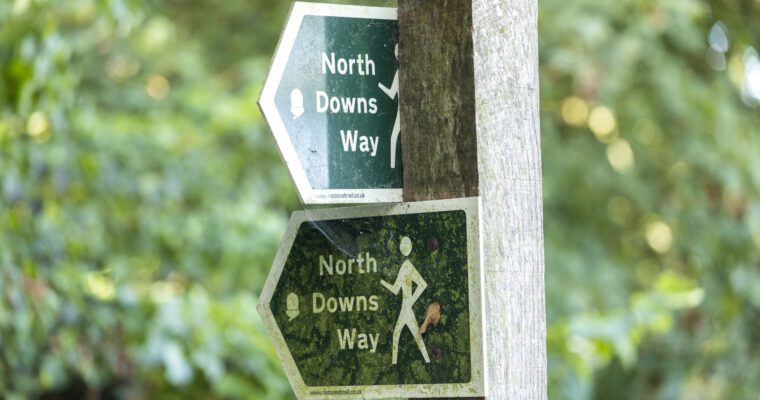 North Downs Way Sign