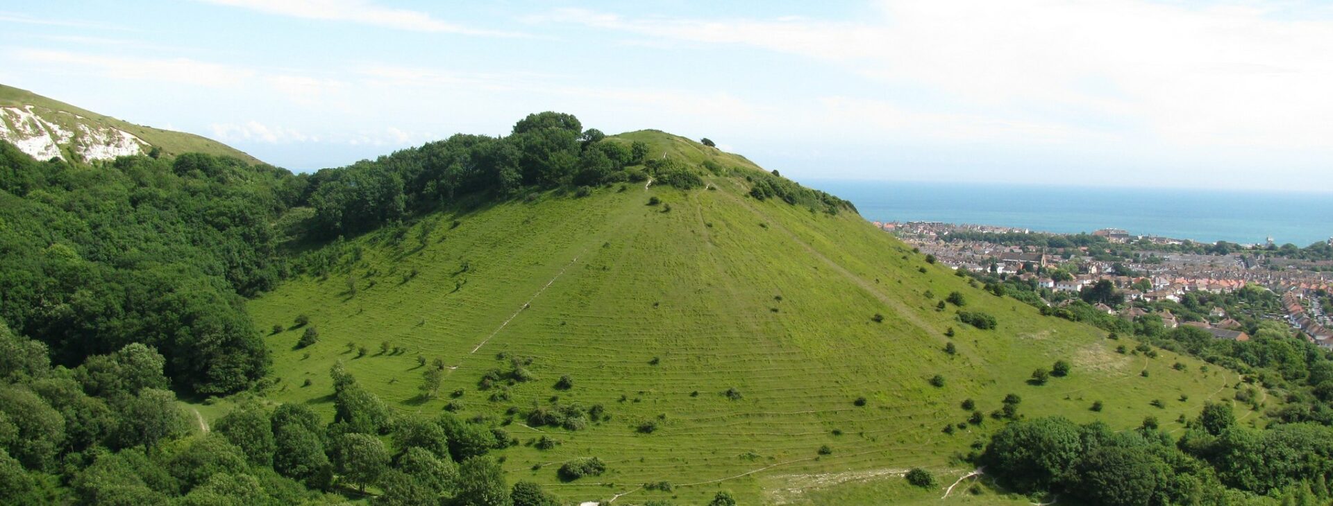 Folkestone Downs, from Kent Downs National Landscape