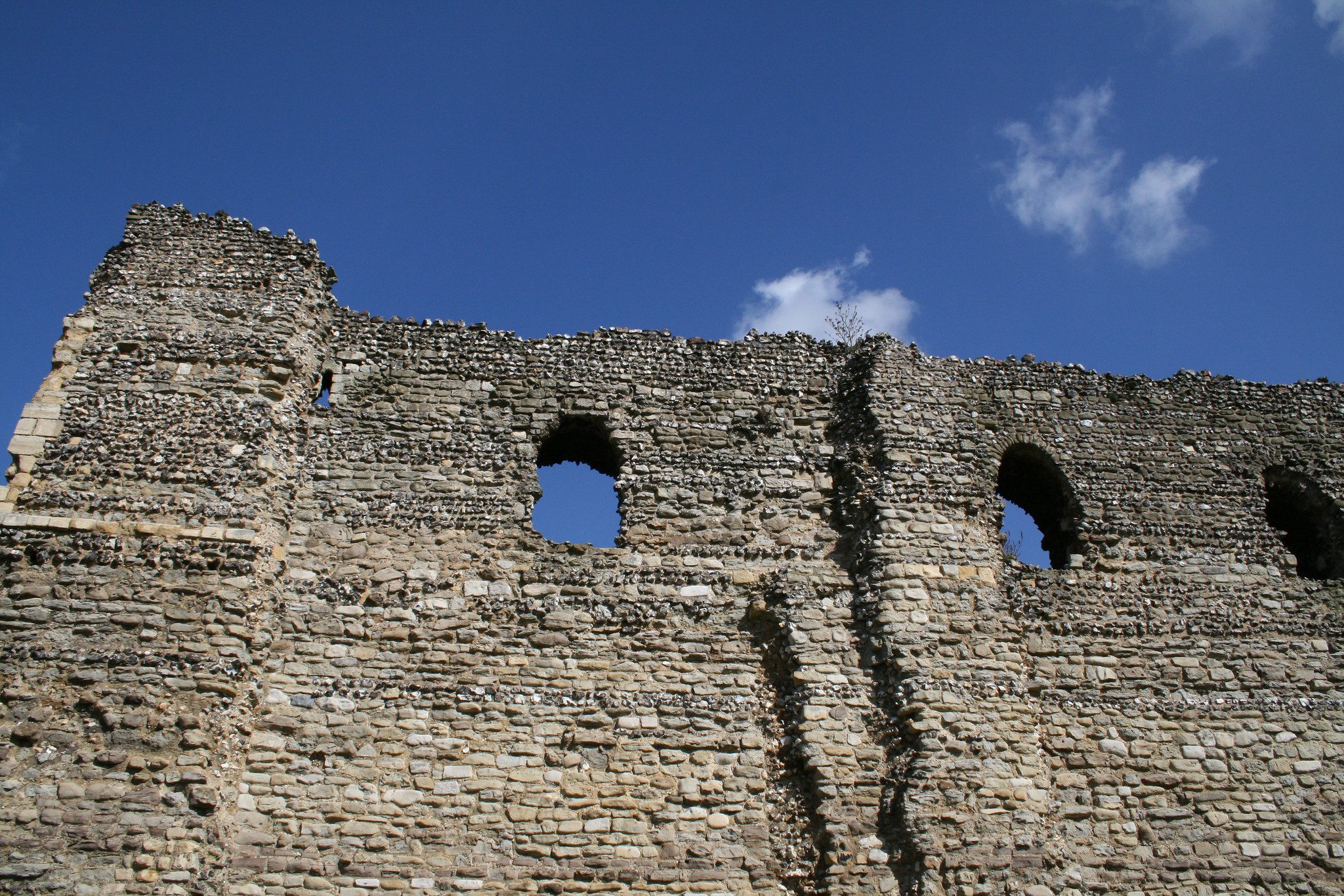 Ruined castle wall