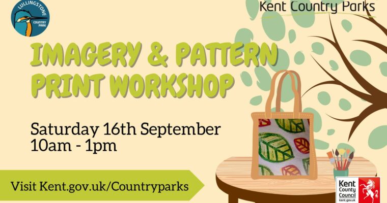 Lullingstone Country Park Imagery and Pattern Workshop poster