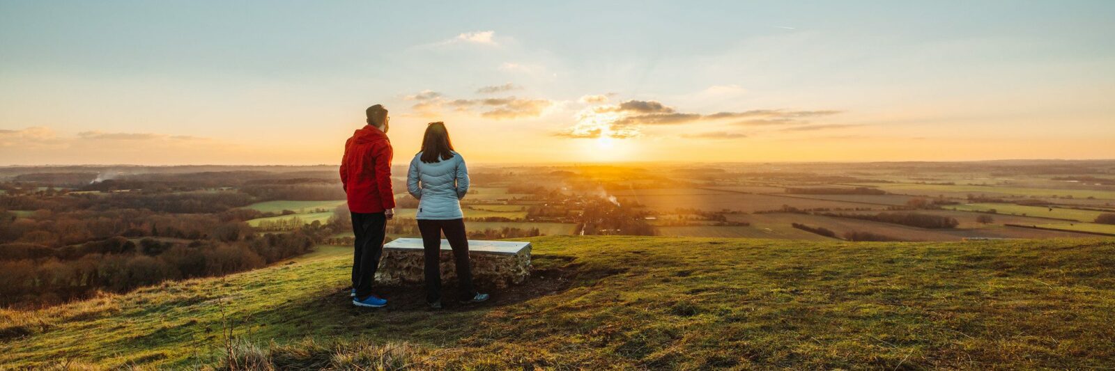 Sunset at Wye Downs