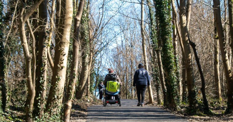 North Downs National Trail in Wye Kent
