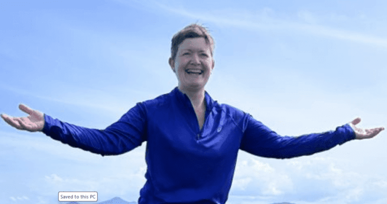 Jane Taylor, North Downs Way ambassador.