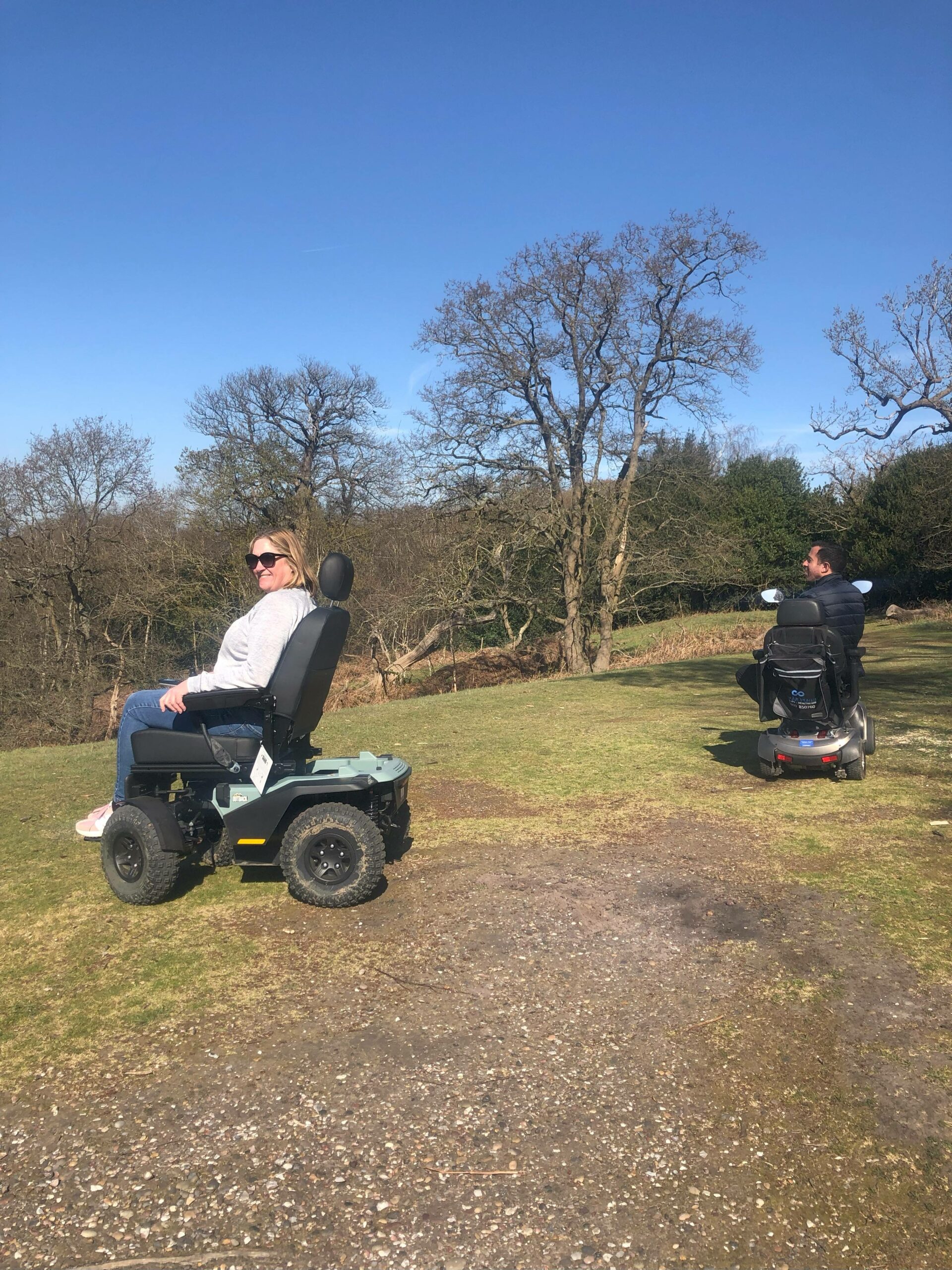 A member of KCC's Public Rights of Way Team taking part in a Lived Experience event