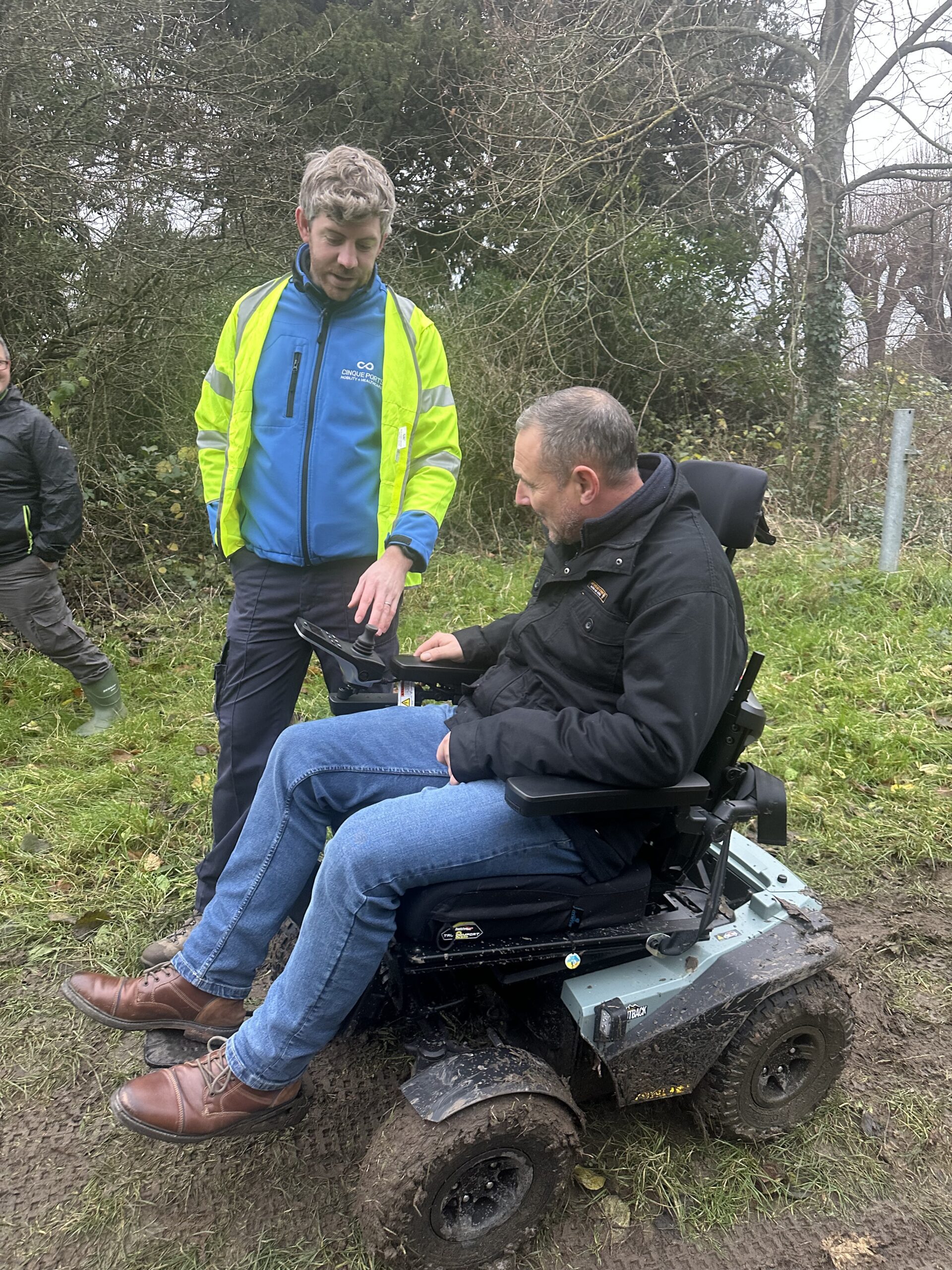 A member of KCC's Public Rights of Way Team taking part in a Lived Experience event