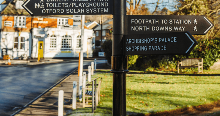 Otford walk – landscapes and romance