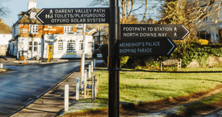 Otford walk – landscapes and romance